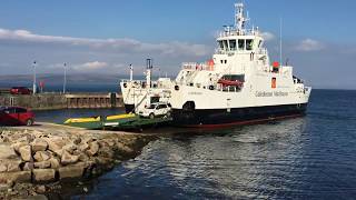 Trip from Lochranza to Claonaig with MV Catriona [upl. by Ramuk]