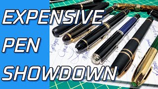 Comparison Of Popular Expensive Fountain Pens [upl. by Shu]