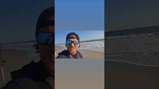 Back on the beach 😎 SurfFishing VilanoBeach Pompano Fishing [upl. by Lihas]