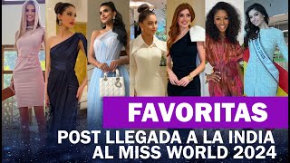 FAVORITAS POST LLEGADA A MISS WORLD 2024 [upl. by Adabel726]