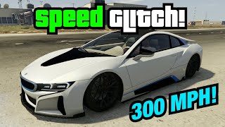 GTA 5  NEW INSANE EASY SPEED GLITCH  300MPH [upl. by Aihsila]