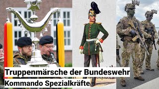 Truppenmärsche der Bundeswehr Kommando Spezialkräfte  KSK und die Tradition der Yorckschen Jäger [upl. by Trabue634]