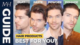 Clay Pomade Paste or Powder  Hair Product Guide  Ep 6 [upl. by Rosenkranz371]