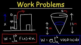 Work Problems  Calculus [upl. by Menashem594]