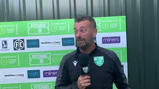 Ian Selley  Post Match Hastings Utd [upl. by Corkhill]