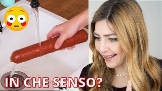 SALAME BAGNATO PERCHE REACTION E TEST LIFE HACKS 5MinuteCraftsYouTube reaction [upl. by Giles509]