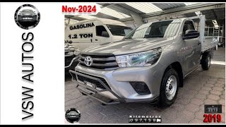 2019 Toyota HILUX Chasis cabina Nov 2024 VSW AUTOS Ciudad de México [upl. by Vanya]