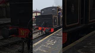 KWVR Steam Locomotive at Keighley Station 4k [upl. by Animas]