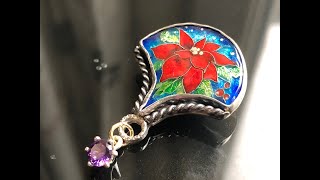 Cloisonne Enamel Making Process How To Make Cloisonne Enamel Jewelry Art Jewelry Making [upl. by Herates836]