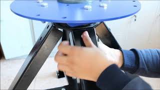 Mode M 4 Color 4 Station Screen Printing Press Installation 006365 [upl. by Ahseenyt255]