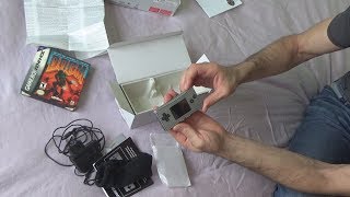 Unboxing of Nintendo Game Boy Micro and test with the game Doom [upl. by Hadrian]