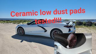 Do ceramic low dust brake pads stop as well Testing powerstop z26 initial bite and cold stops [upl. by Hgieleak165]