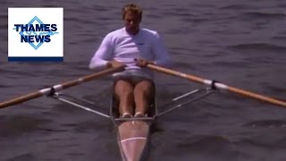 Olympic Champion Steve Redgrave  Rower Training  Thames News [upl. by Onirefez]