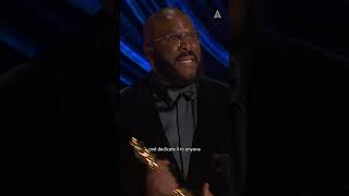 Tyler Perry receives the Jean Hersholt Humanitarian Award  93rd Oscars 2021 [upl. by Andrey]