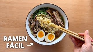 Ramen Casero Fácil paso a paso 🍜  Cocina con Coqui [upl. by Liu848]