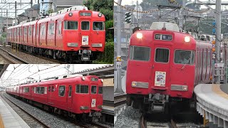 名鉄6000系6003F 沿線缶バッジデザイン系統板つしまちあるきキャンペーンデザイン [upl. by Ecnav]