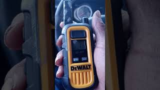 Dewalt IP 67 2way radio [upl. by Cirted]