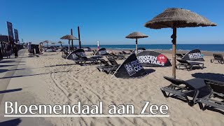 Strandwandeling Bloemendaal aan Zee 2022  4K [upl. by Massey581]