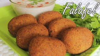 Falafel Recipe  How to make Falafel at home  Kanaks Kitchen [upl. by Nedrah]