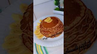 Banana Pancakes with Chocolate Chips 🍫🍌BananaPancakes ChocolateChips Foodie Shorts [upl. by Lupita]