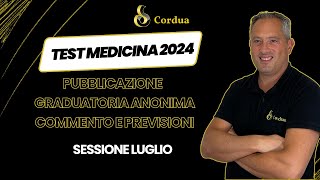 Test Medicina 2024  Graduatoria anonima  COMMENTO SESSIONE LUGLIO [upl. by Giff]