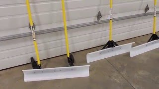 quotTHE SNOWPLOWquot Snow Shovel 48 inch amp 36 inch overview comparison [upl. by Resiak]