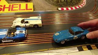 Classic Slot Car RACING 50s and 60s Cars at NORTHLINE RACETRACK  Part 12 [upl. by Crutcher]