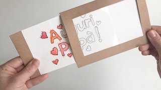 Biglietto di auguri per la Festa del Papà  Tutorial [upl. by Monah]