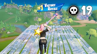 Haze Skin and Star Wand Pickaxe High Kill Solo Win Fortnite Gameplay Fortnite Skin Combos [upl. by Nalor]