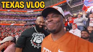 I went To The Texas Vs Georgia Game Sec Championship Vlog [upl. by Esinej]