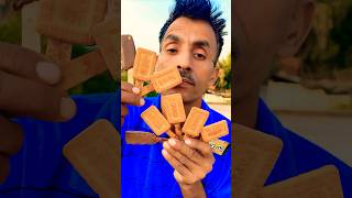 yummy🤤Parle G biscuit 🍪 aur Barone chocolate 🍫patanjlicreambiscuit5050shortviralshortfeed [upl. by Call]