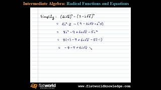 Simplify an Expression Involving the Complex Unit  Algebra fwk IA 050703 [upl. by Bertila945]