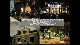 Haunted Neighborhood Nighttime Walk  Ghost 👻 Tour [upl. by Folly18]