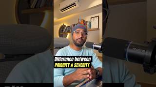 Difference between Priority and Severity manualtesting [upl. by Ennaid]