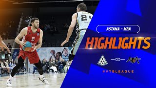 Astana vs MBA Highlights March 24  Season 202324 [upl. by Crescen]