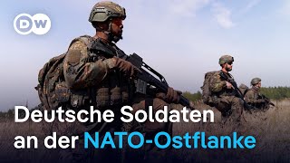 Eine deutsche Brigade soll die Ostflanke der NATO schützen  DW Nachrichten [upl. by Anecusa399]