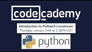 Learn Python 3 with Codecademy [upl. by Rheingold]