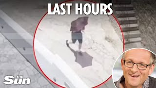 New CCTV shows Dr Michael Mosley on tragic final walk 2 hours before he died from ‘heat exhaustion’ [upl. by Aztiray]