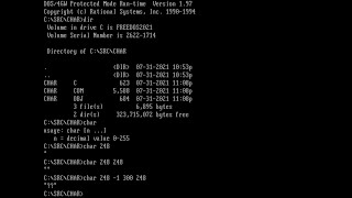 Printing extended ASCII characters [upl. by Haldane]