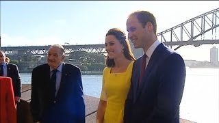 Prince William and Kate at the Sydney Opera House [upl. by Bucky]