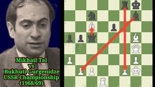 Mikhail Tal employed a powerful attacking strategy with incredibly strong ideas [upl. by Freyah]