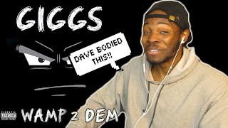 AMERICAN REACTS TO GIGGS  PELIGRO FEAT DAVE UK RAP REACTION DAVE WENT CRAZY ON THIS ONE [upl. by Pimbley]