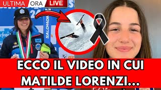 Incidente Matilde Lorenzi Il Video della Caduta Fans in lacrime [upl. by Galloway895]