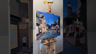 must watch Acrylic landscape painting [upl. by Ardnama]