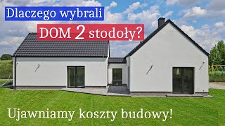 Pomysł na DOM Dwie Stodoły 120 m2 Wysoki salon i 3 sypialnie Koszt budowy domu NOWOCZESNA STODOŁA [upl. by Howlend519]