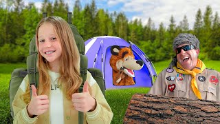 Nastya and summer camping rules for kids [upl. by Queena]