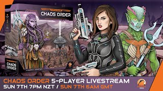 Circadians Chaos Order  5 Player Playthrough [upl. by Akirdnas10]