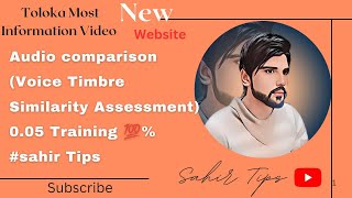 Audio comparison Voice Timbre Similarity Assessment 005 Training 💯 sahir Tipssubscribe earn [upl. by Ynehpets]