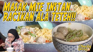 MASAK MIE INSTAN RACIKAN ALATETEH [upl. by Annaeerb465]