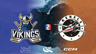 Vikings VS Rebels  Div 2  5th August  IceHQ Beer League ice hockey [upl. by Asiar679]